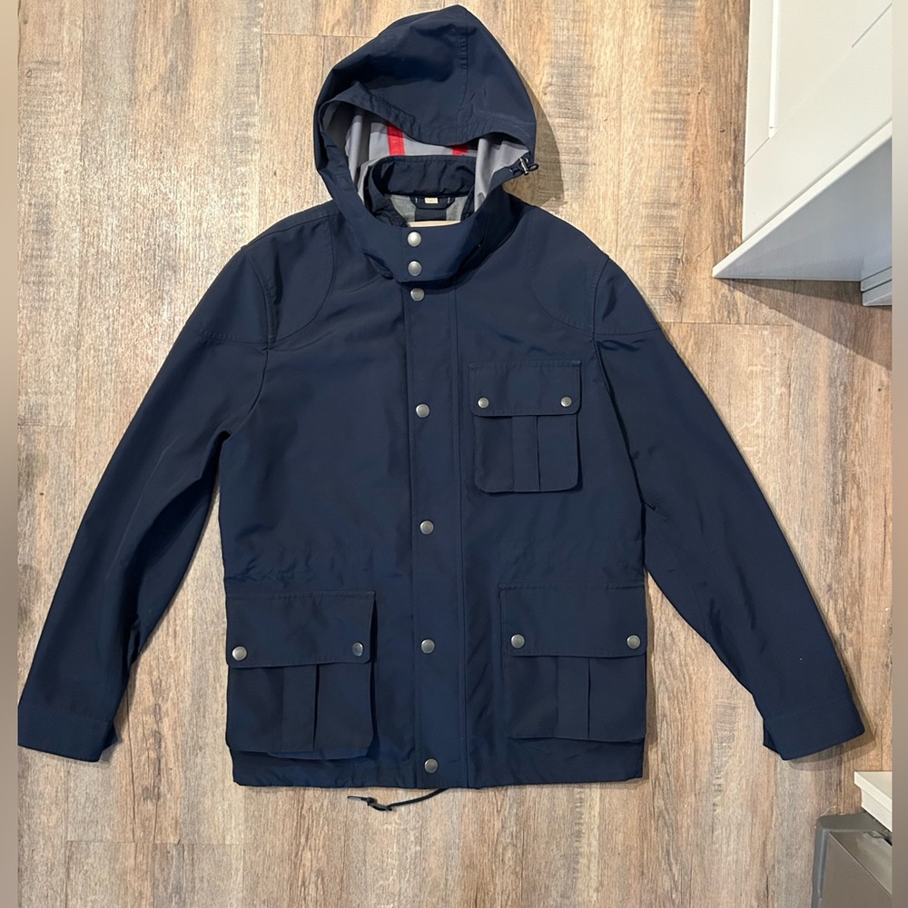 Burberry Brit hooded rain jacket